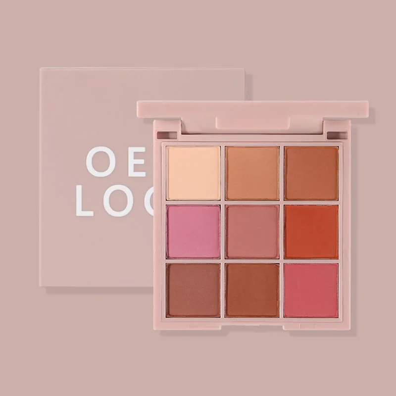 Последние 9 видов цветов теней для макияжа с метка частного назначения тени для век Палитра матовый блеск, водонепроницаемые, с подсветкой, с возможностью нанесения производителем личных логотип