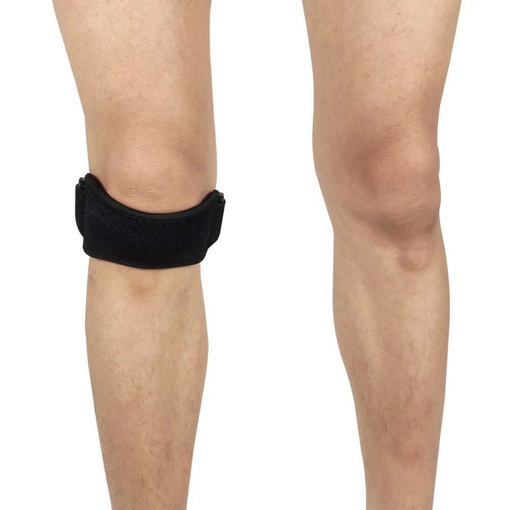 Sports knee pads with shock-absorbing compression silicone knee pads fitness mountaineering protective gear