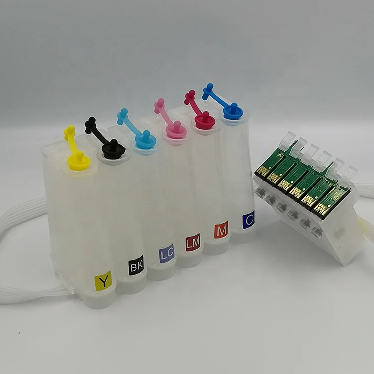 T0491-T0496 Continuous Ink Supply System Ciss For Epson R230 R210 R310 R350 RX510 RX630 Printer Ink Cis With ARC Chip