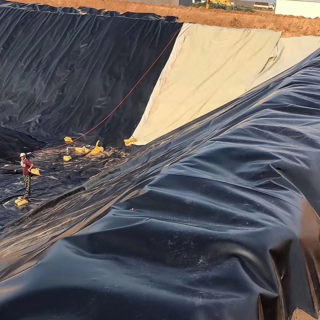 HDPE Plastic Membrane Sheeting 1mm Dam Liner 1.5mm HDPE Geomembrane 2mm Pond Liner Price for Mining Project