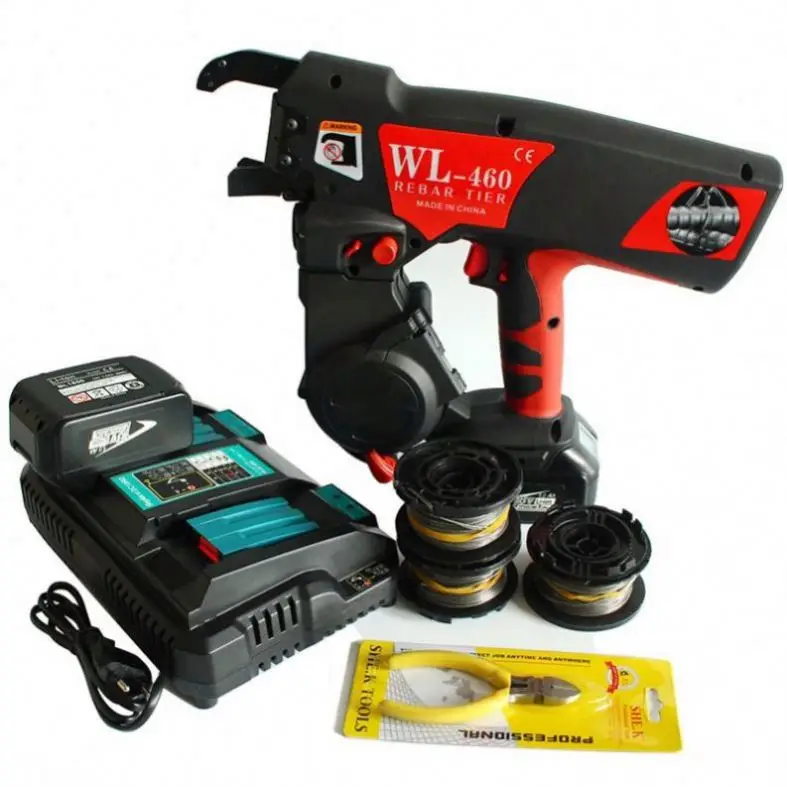 Hot Sale Automatic Rebar Tying Machine Construction Tool Rebar Wl-860 Electric Rebar Tie Wire Gun Steel Bar Winding Tool