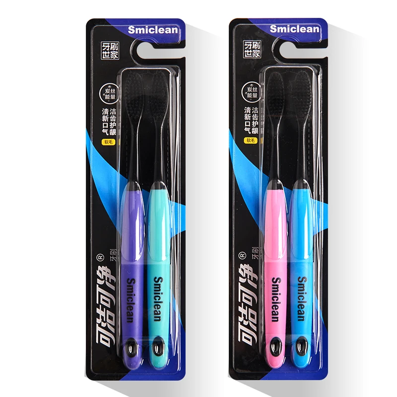 Popular Good Carbon filament bactericidal clean toothbrush dense brush wire brush handle with ergonomic design for adults
