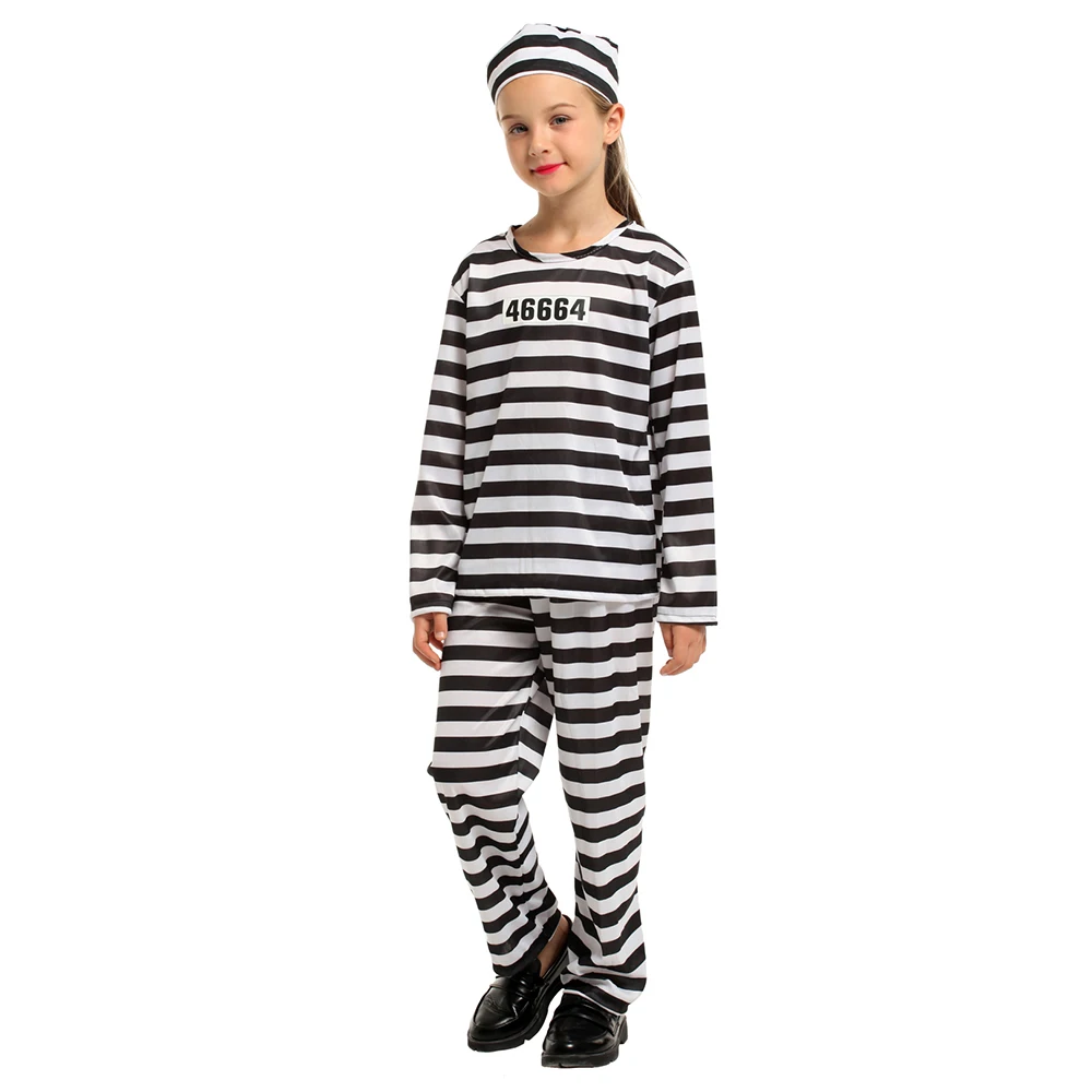 DX-G002002 Halloween ball costume COS prisoner costume show Party costume
