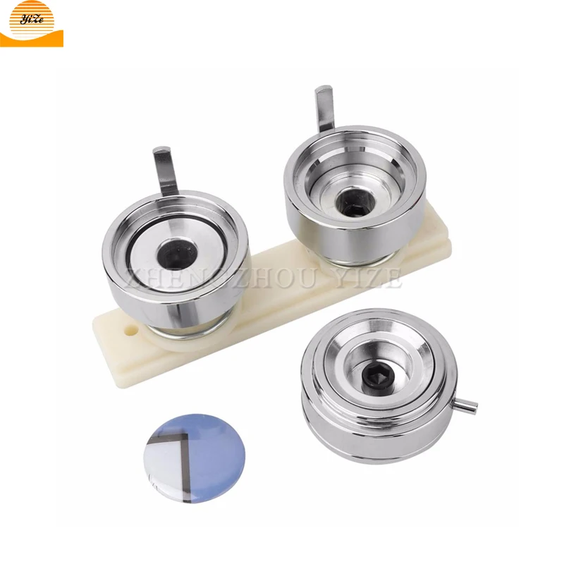 Pin Badge Maker snap button hand press attaching machine Metal Button Badge Making Machine