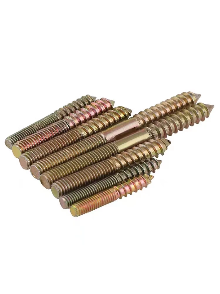 Hot selling Conor zinc double head dental wood screws M4 M6 M8 M10 stainless steel Self tapping furniture screws
