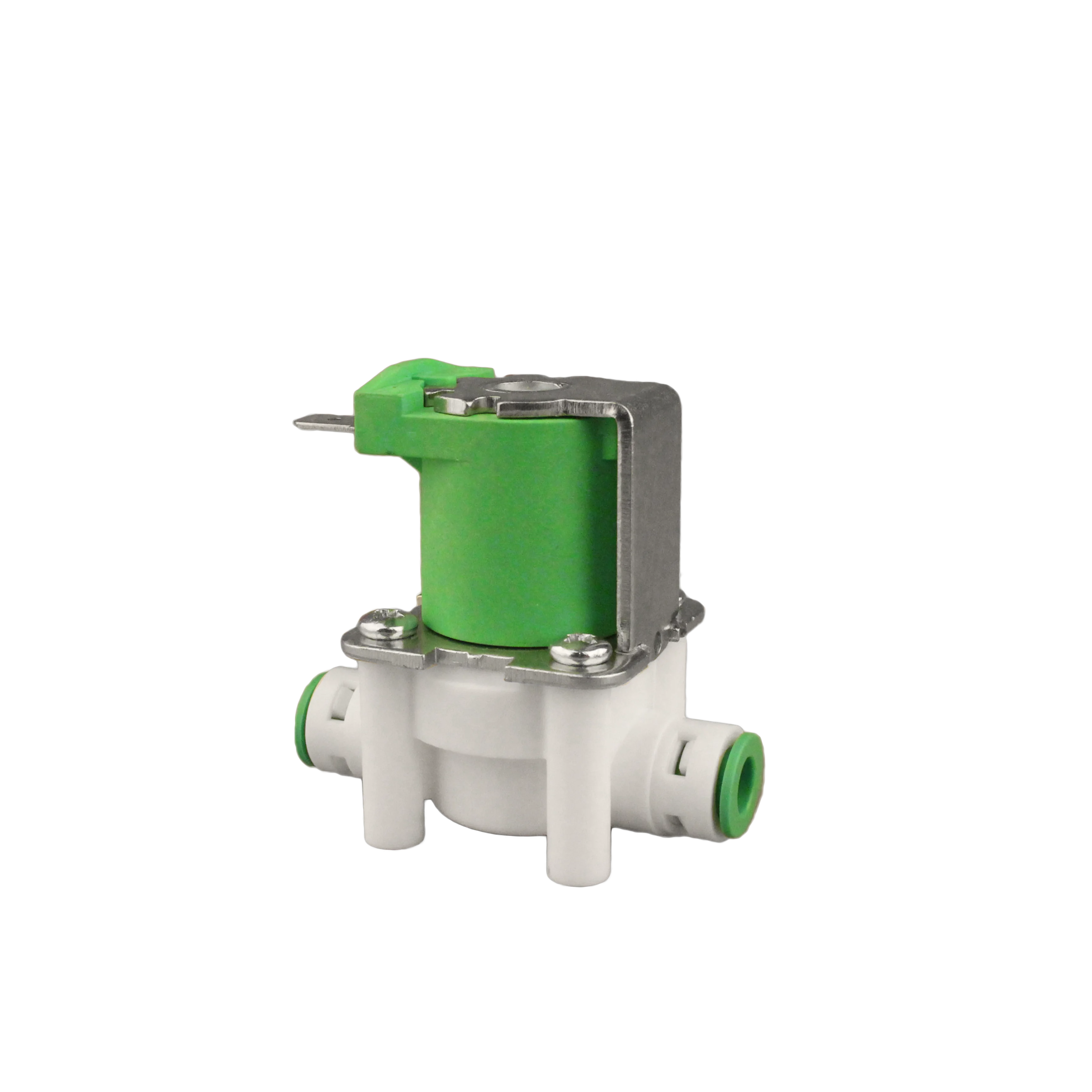 DC24V Water Solenoid Valve Electric Solenoid Valve Magnetic N/C Water Air Inlet Flow Switch N/C 1/4' quick connect