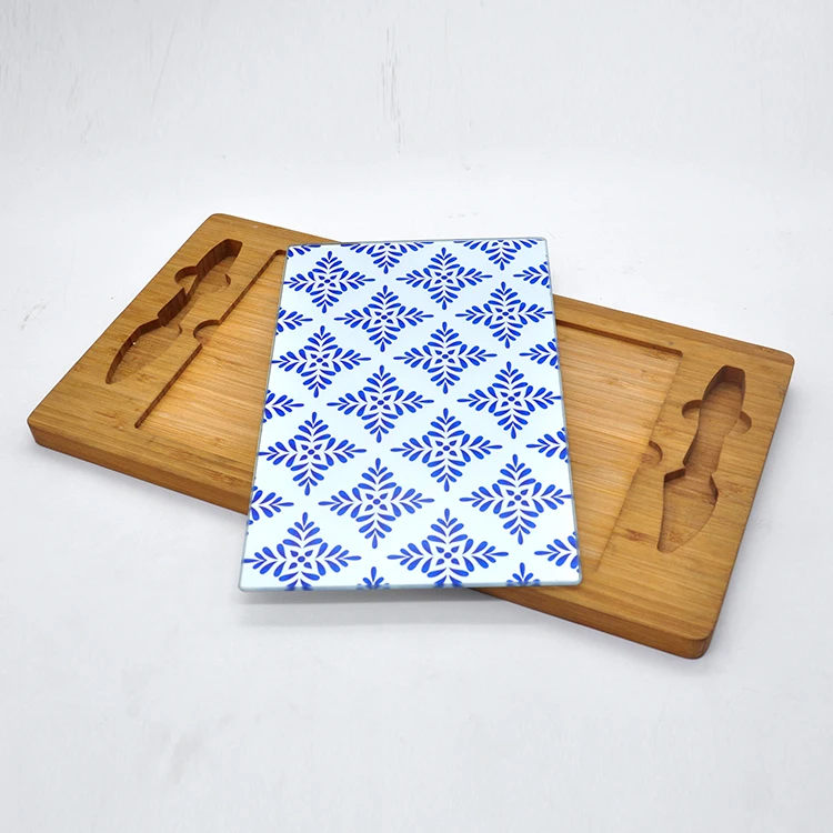 Kitchen Worktop Saver Protector Glass chopping glass cutting board/Clear glass cutting board
