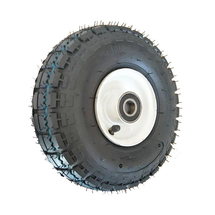 Vietnam 10in 4.1/3.5-4 Heavy Duty Inflatable Replacement Turf Tire Wheel for hand truck lawn cart