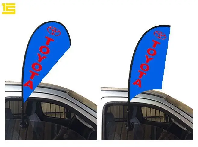 
shanghai suzhou kunshan custom World blank car flags wholesale 