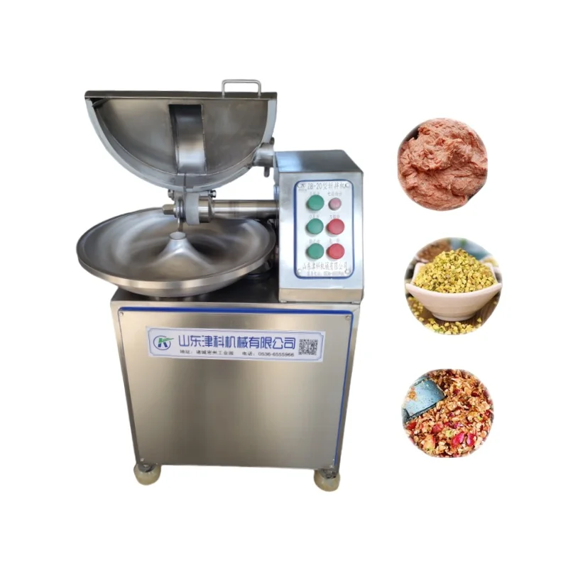 20L Electric Meat Bowl Cutter Vegetable chopping machine Cabbage meat peppers garlic Onions vegetables Bowl Chopper Cutter
