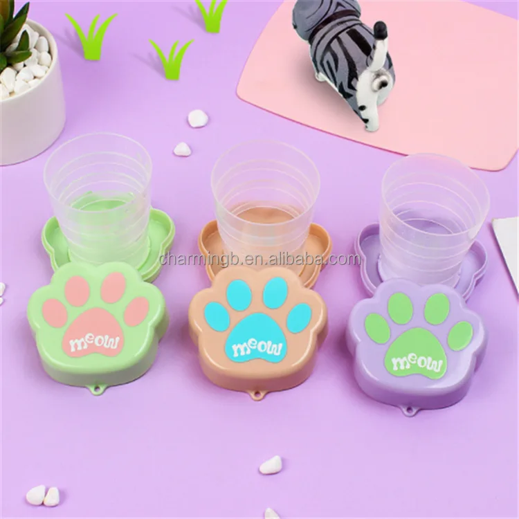 Reusable silicone travel portable folding coffee water glass foldable cup