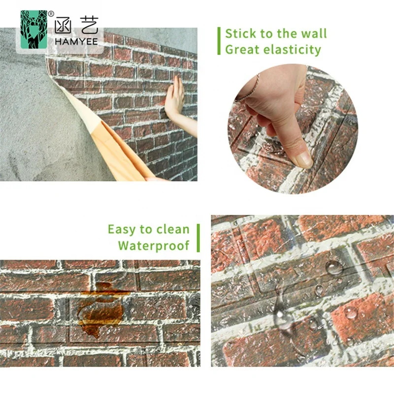 China factory universal soft panel sticker 3d wallpaper sticker interior decoration