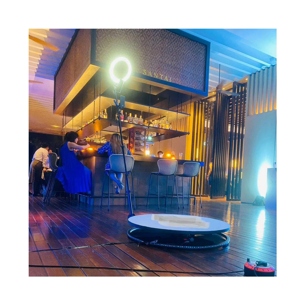 Large Size Portable Wedding Party Photo-Booth-360 Motor Replacement 360 Photo Booth Light Stick