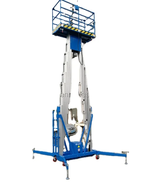 hydraulic double mast aluminium lift platform lift table  lifting platform