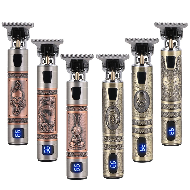 Professional Cordless Hair Clippers Machine Trimmer Baldheaded Hair Clippers Zero Gapped Detail Beard Shaver for Men