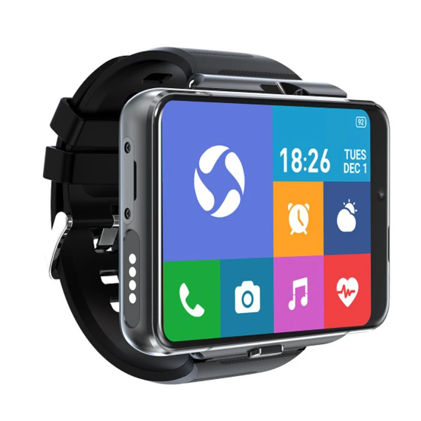 2022 4G WiFi Android 9.0 Mens Womens Watch With Android 9.0 OS Heart Rate Monitor GPS