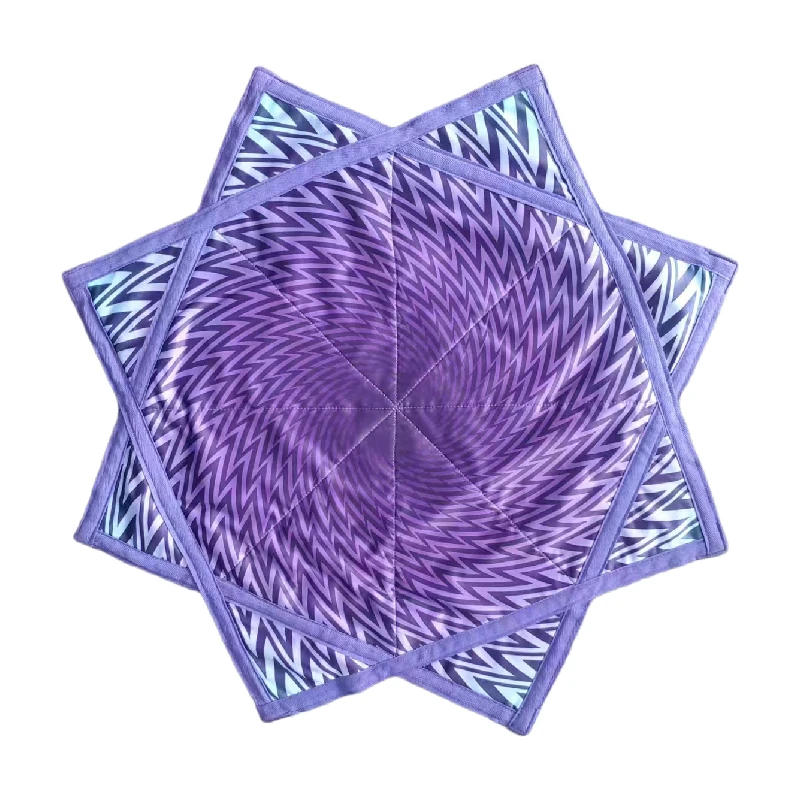 Classic Flow Star Double Stitched Flow Toy Spinning Cloth Vibrant Colors Patterns Durable For Beginners