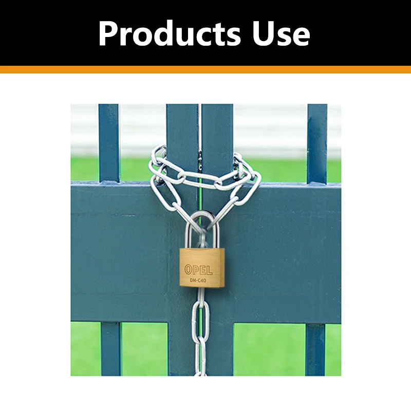 Fine Workmanship Waterproof Armoured Rectangle Long Shackle Brass Padlock with low price