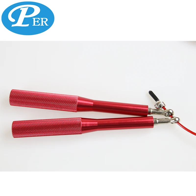 High quality durable adjustable high speed Aluminum handle skipping jump rope