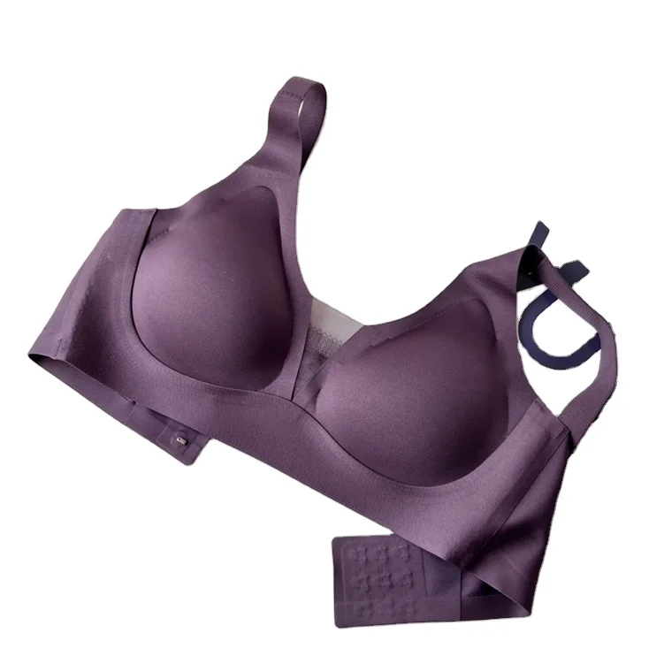 Factory Sale Support Non Slip Seamless Bra Push Up Breathable Comfort Bra Without Steel Ring