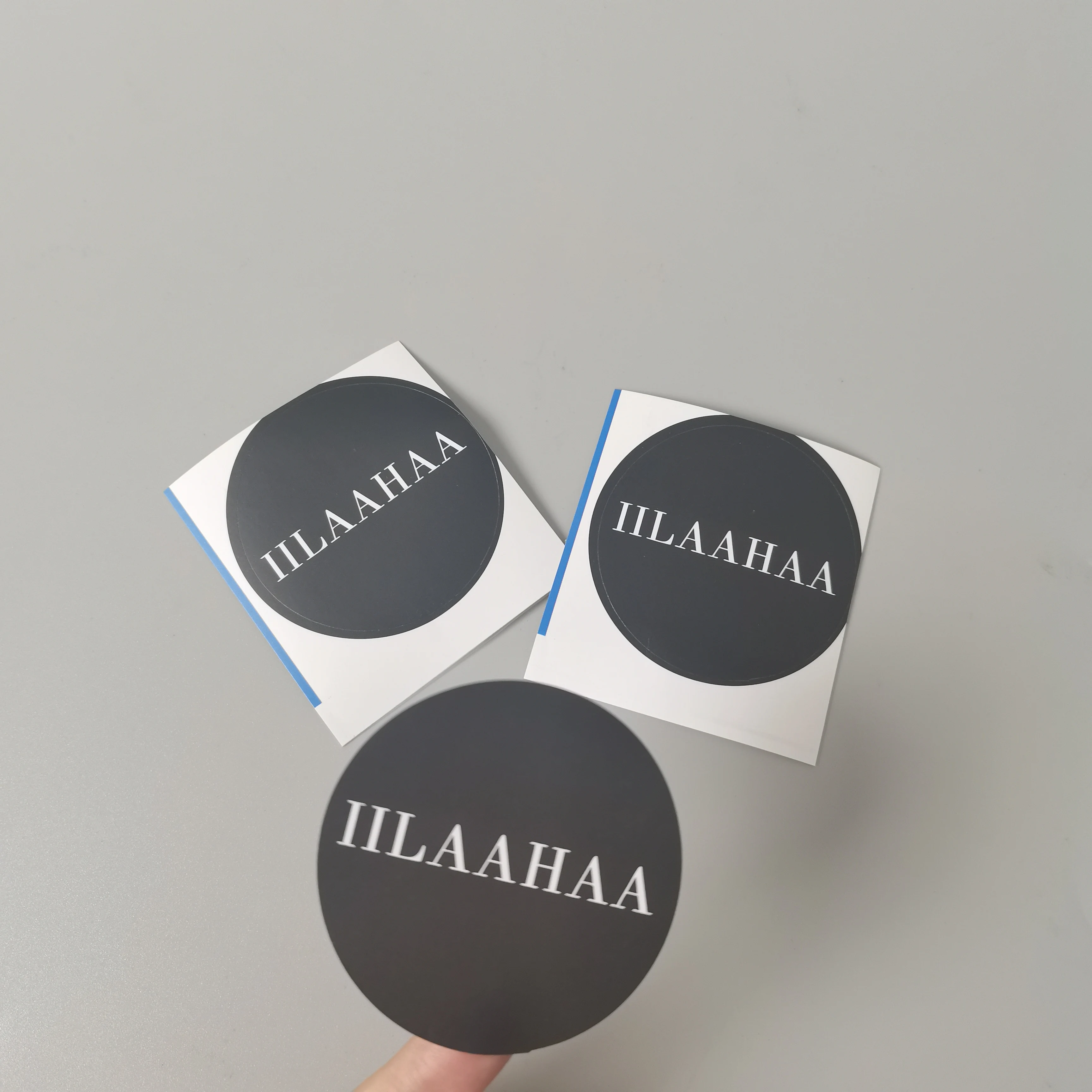 Custom business label thank you sticker with logo printing gift packaging stickers thank you stickers