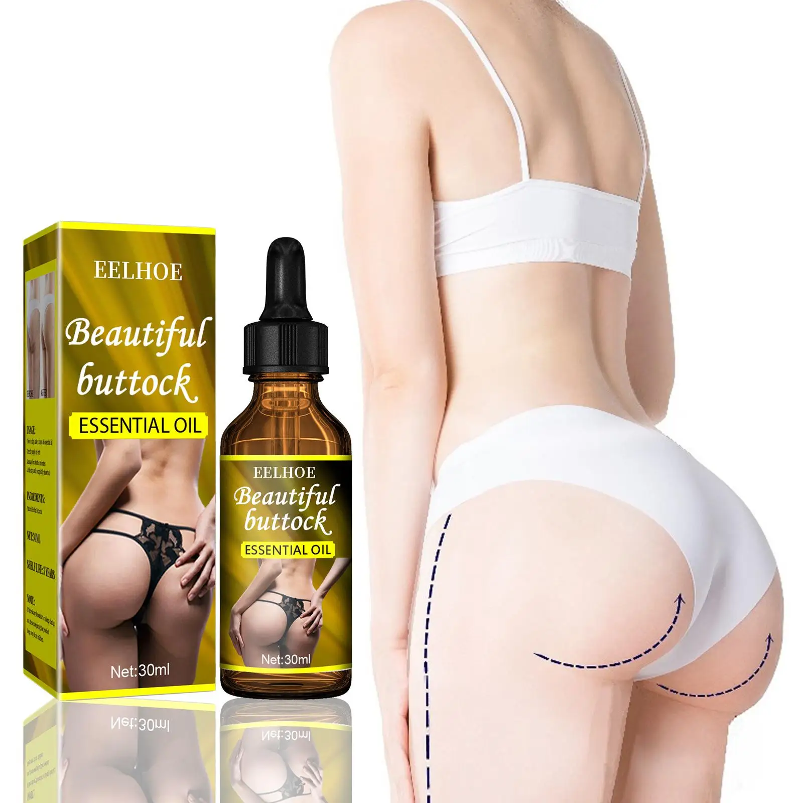 Private label Body care Buttock enhancement cream Organic natural Oil hip up cream Firm Butt Massage for woman sexy Buttocks