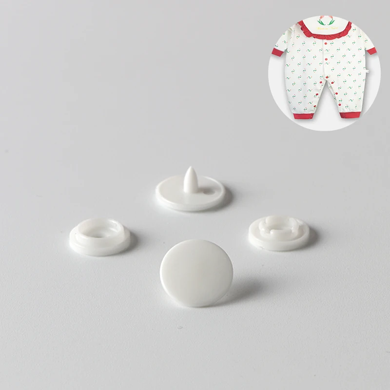 Plastic Snap Button High Quality Manufacturer T5 12mm  Eco-friendly Press  Snap Fastener Studs For Garment Accessories