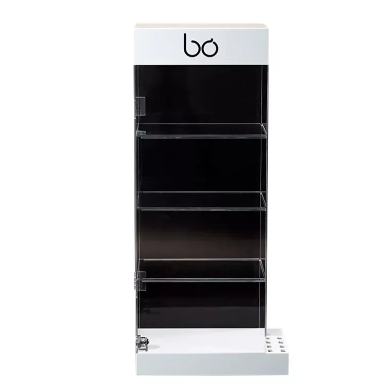 Custom Cigarette Display Case Acrylic Display Stand Commercial Sectional Display Furniture Retail Shops