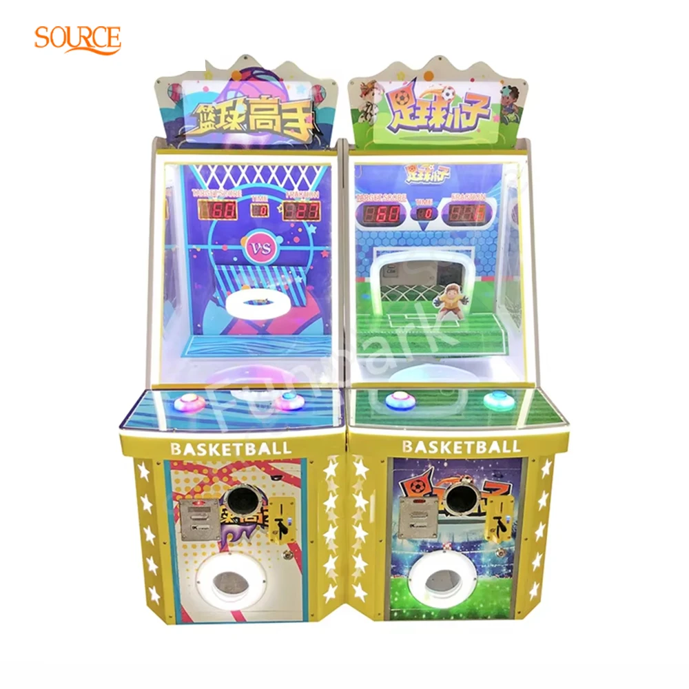 1/2 Player Indoor Amusement Football & Soccer Video Arcade Machine Kids Games & Shooting Racing Usage