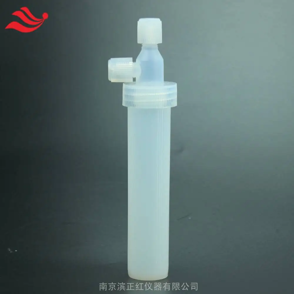 60 mL Impinger PFA Tube Ports One on Top One on Side in New Material