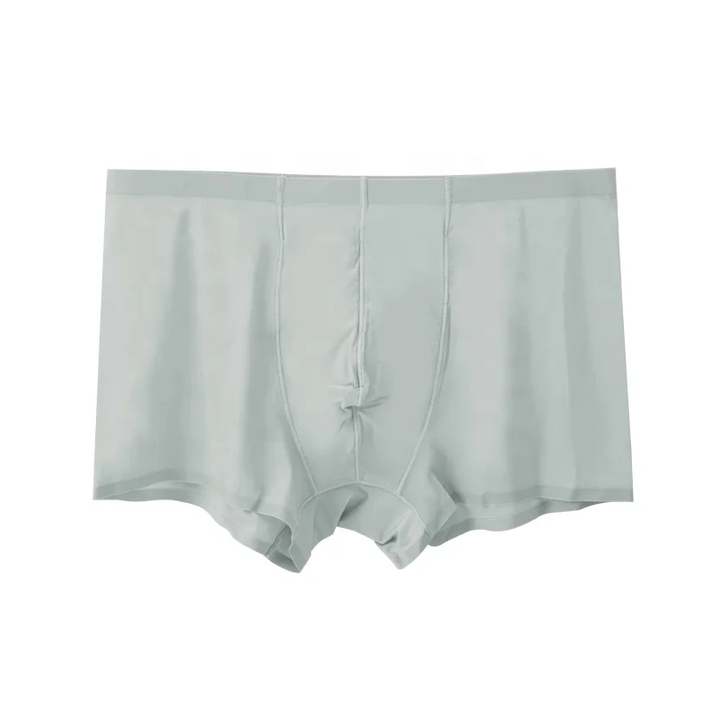 Custom seamless band silver lined antibacterial underwear men boxers