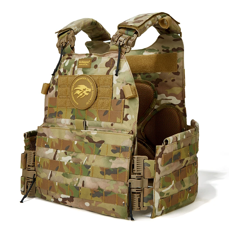 Легкий вес Модный водонепроницаемый Молл военный тактический жилет быстроразъемной пряжкоймарки военный жилет