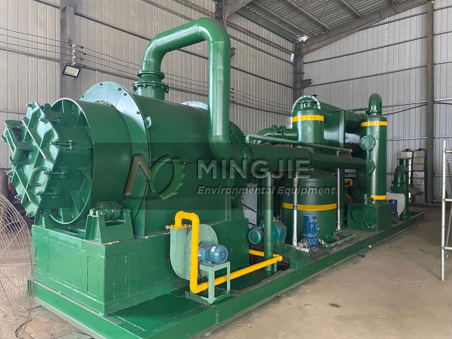 Пиролизная установка по производству шин для нефтяных отходов, машина для пиролиза из пластика в топливо