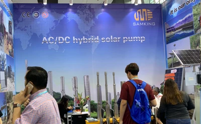 DC Solar Well Pump System Solar Well Irrigation Solar Pump Submersible 0.3-5HP