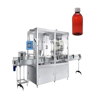 High Speed Vitamin Syrup Bottling and Washing Production Line Bottle Filling and Washing Line for Vitamin Syrup
