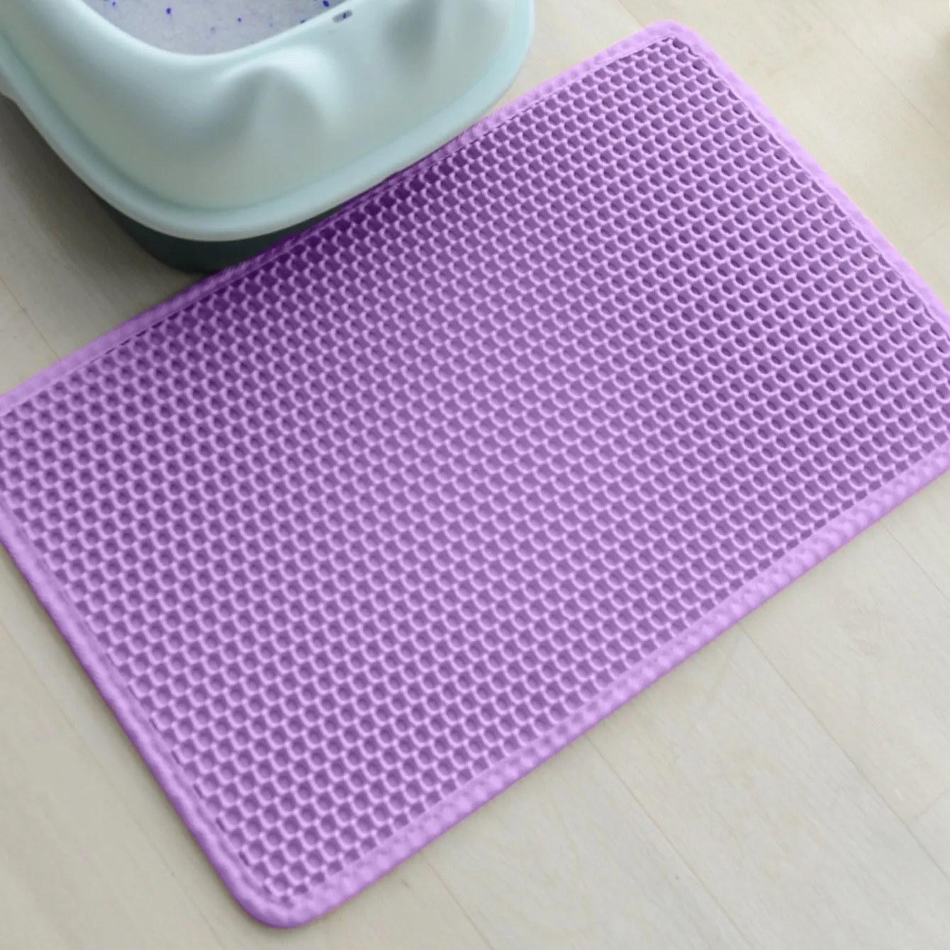 Eva Material  Mesh Sieve  Easy Cleaning Cat Litter Mat Double Layer Waterproof Urine Proof Trapping Mat
