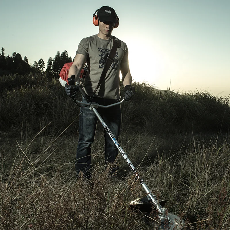 INDEL High quality petrol manual hand push Brush Cutter / Grass Trimmer BG430S/TU43