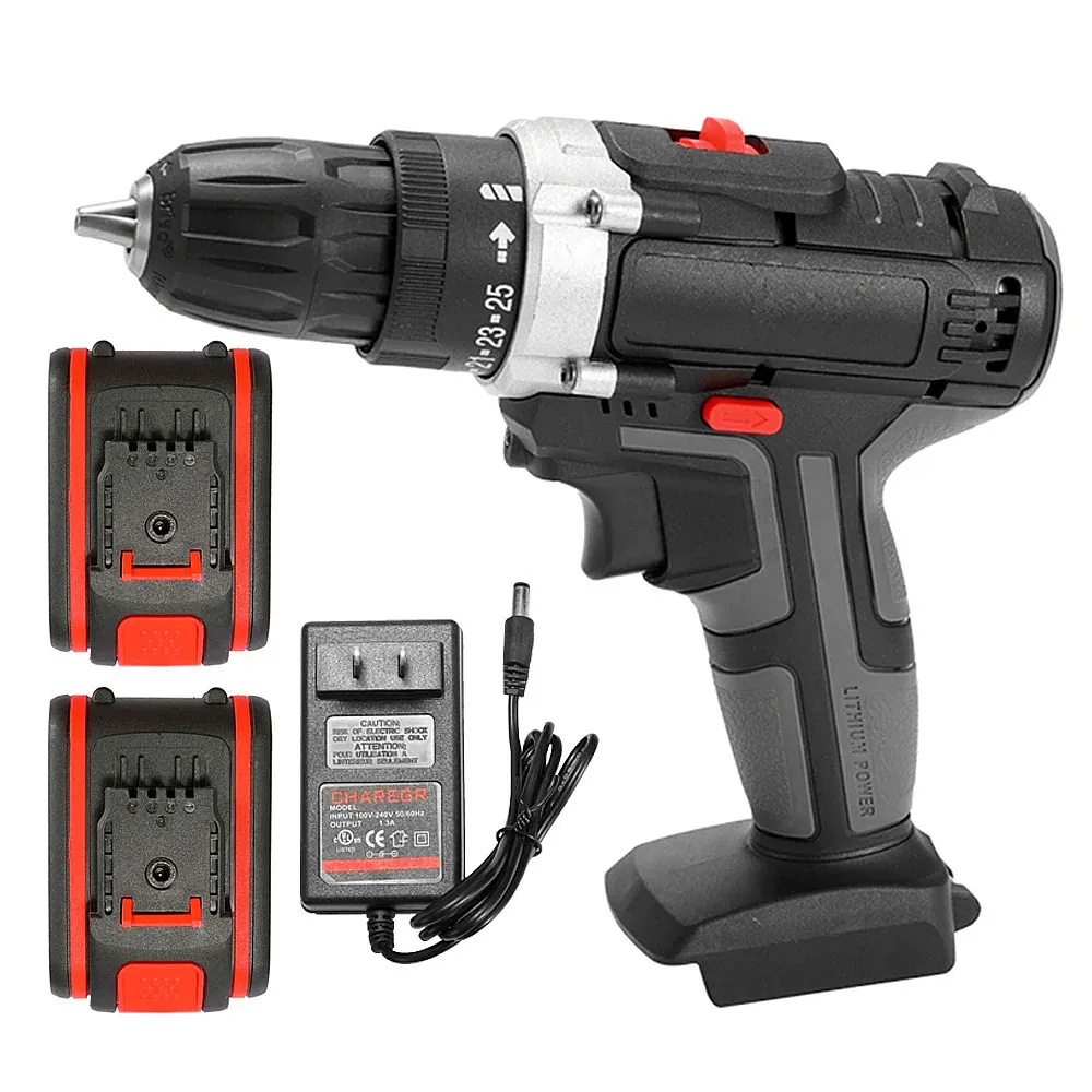 Wholesale Home DIY Electric Power Tools 36V Multifunctional Electric Impact Cordless Drill Lithium Battery Wireless Hand Drills