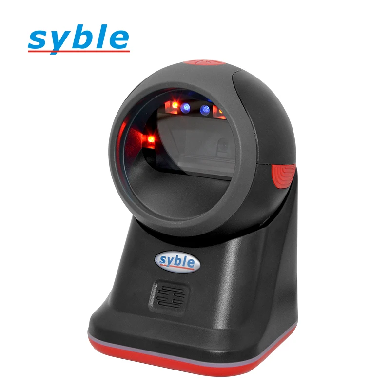 XB-8608G Desktop Hands Free 2D Omnidirectional barcode Scanner Pos qr code scannering