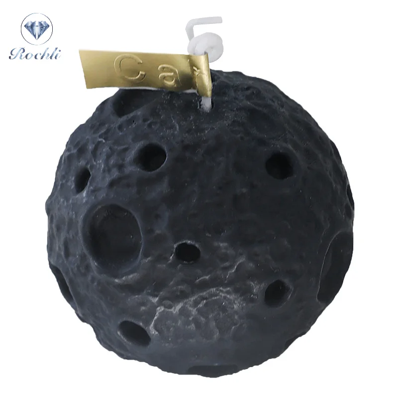 Moon Scented Candles Mid-Autumn Festival Creative Gift with Hand Candle Black  and White Modeling Handmade Fragrance candles