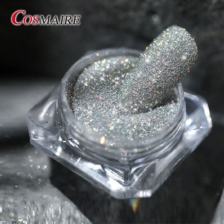 Cosmaire Reflective Glitter Effect Nail Prism Powder Diamond Crystals Flash Powder