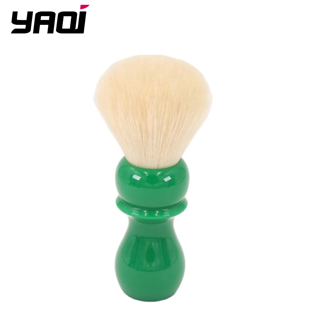 24 мм Yaqi Одуванчик Зеленая Смола Ручка влажная кашемировая щетка для бритья с узлом