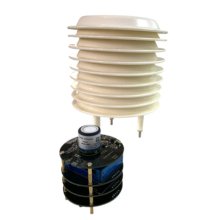 Outdoor monitoring system PM2.5 CO2 O2 customize air quality monitor station