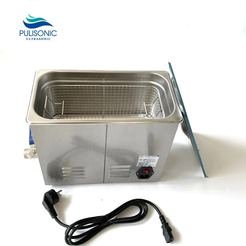 6L Table Ultrasonic Transducer Cleaner Bath With Timer/Heater Used For Washing Medical Instrument Parts