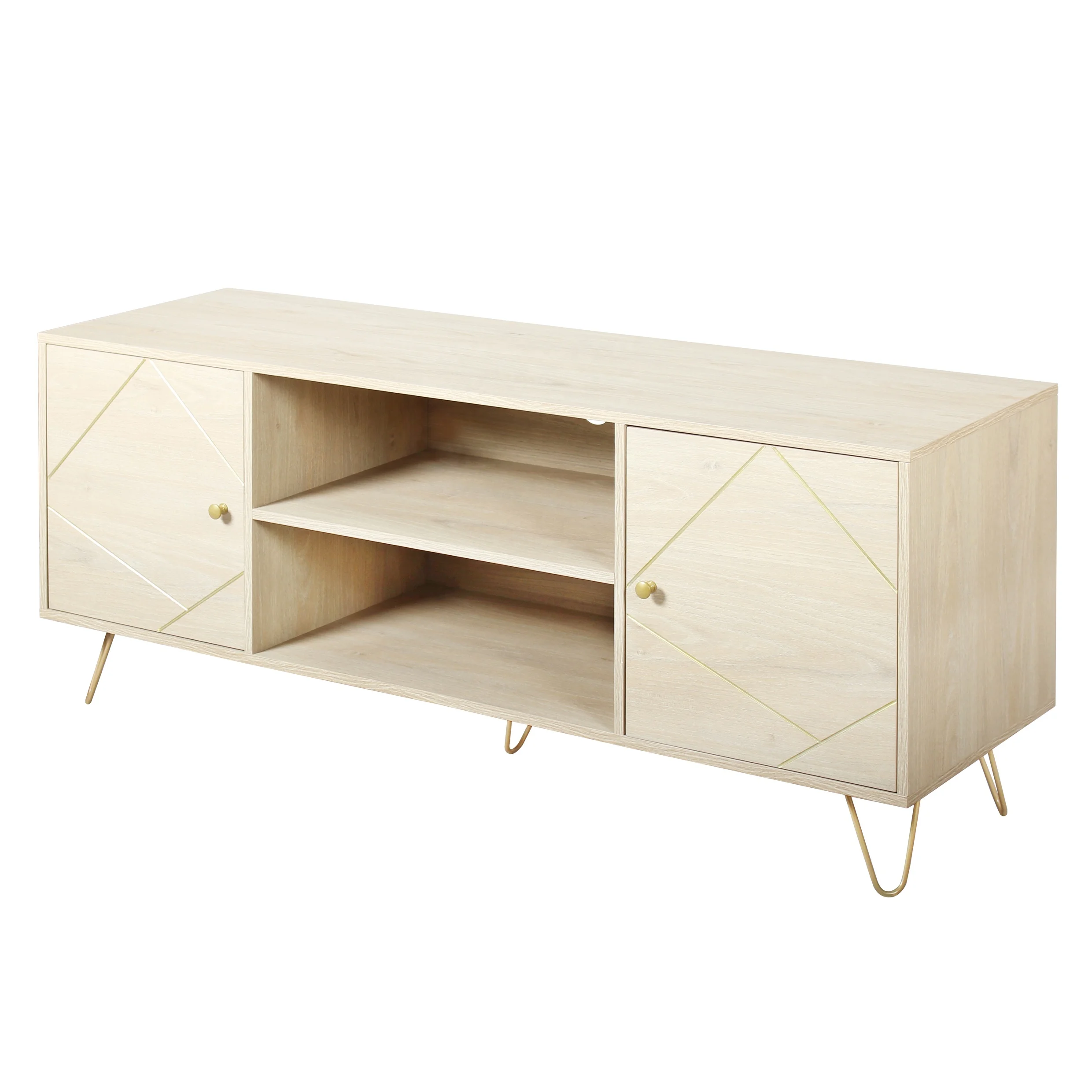 Luxury modern latest design entertainment unit living room wood media console furniture tv stand cabinet, tv table