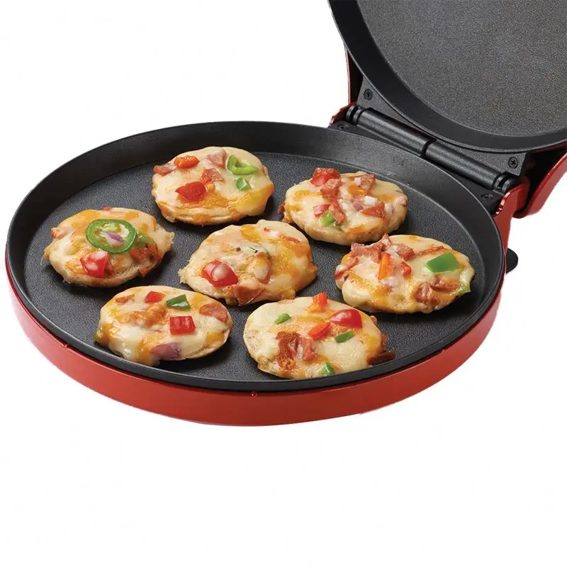 Round Non-stick Hard Anodized Coating Electric Pizza Pan DIY Food Oven Aluminum Alloy Pizza Pan of High Quality Frying Pizza Pan