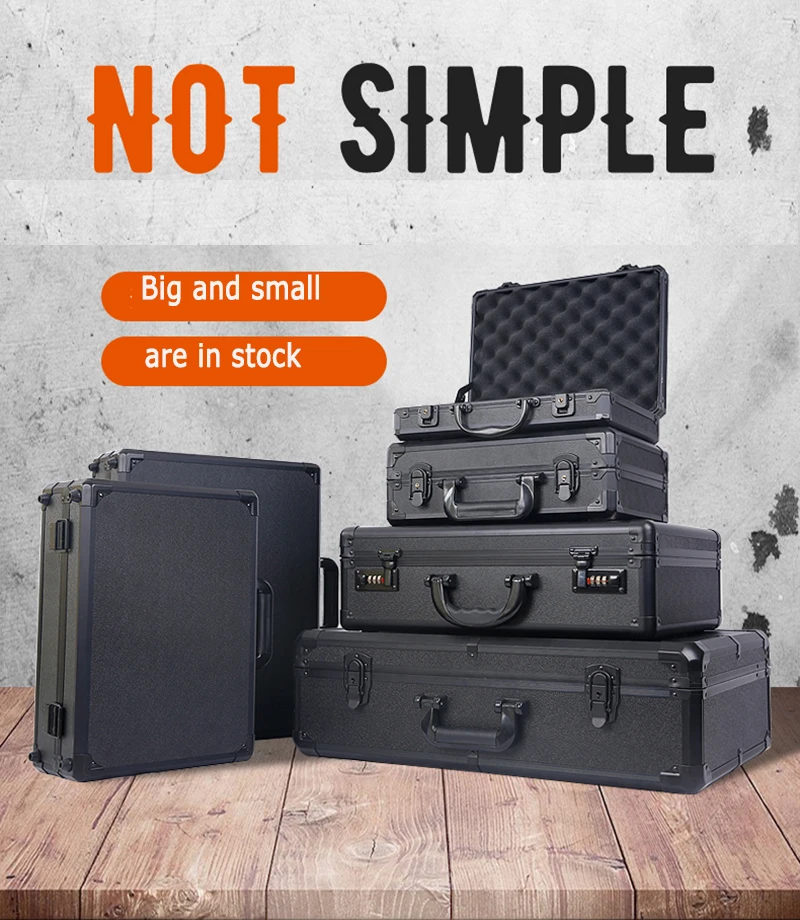  Heavy duty Shockproof Aluminum Wheeled Shipping Case With Customized