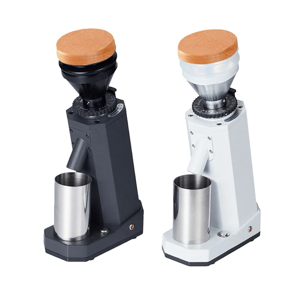 40MM Titanium Burr g 64 Electric Coffee Grinder Machine Fully Automatic 19 Gears Thickness Adjustment Coffee Beans Grinder