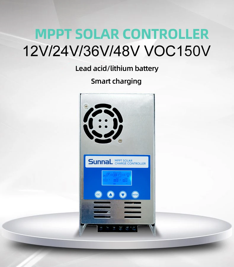 Китайский завод 30A 40A 60A контроллер Солнечного Заряда mppt 12v 24v 48v автоматический солнечного зарядного устройства
