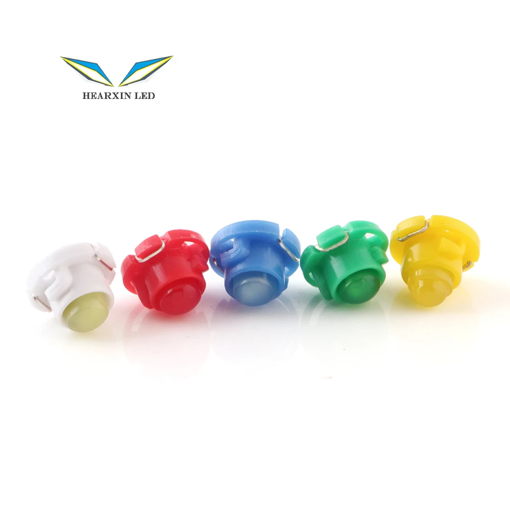 Super Bright T4.7 Car LED COB 1 SMD Dashboard Winding Bulbs 12V Warning Indicator Interior Light Neo Wedge